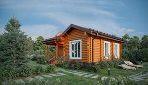 Дом 64м&sup2;, 1-этажный, участок 1 сот.  