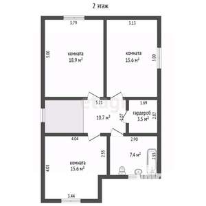 Дом 144м&sup2;, 2-этажный, участок 8 сот.  