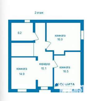 Дом 221м², 2-этажный, участок 6 сот.  
