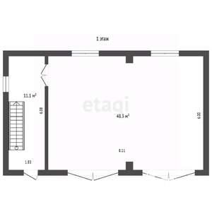 Дом 118м&sup2;, 3-этажный, участок 6 сот.  