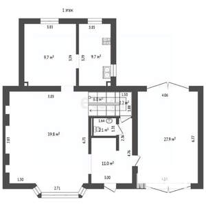 Дом 258м², 3-этажный, участок 6 сот.  