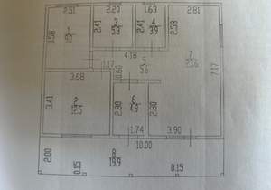 Дом 89м², 1-этажный, участок 9 сот.  