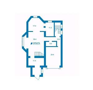Дом 450м², 2-этажный, участок 9 сот.  