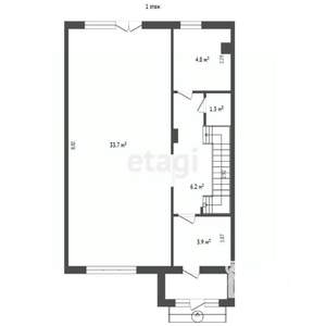 Таунхаус 106м², 2-этажный, участок 1 сот.  