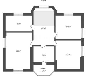 Дом 350м², 3-этажный, участок 11 сот.  