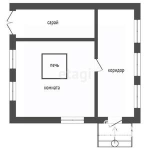 Дача 47м², 1-этажный, участок 6 сот.  