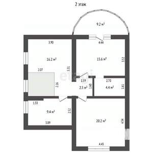 Дом 147м², 2-этажный, участок 15 сот.  