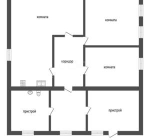 Дом 61м², 1-этажный, участок 482 сот.  