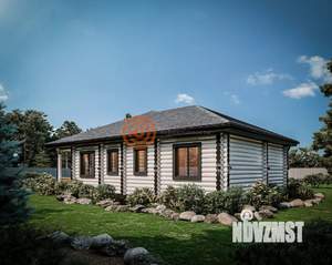 Дом 110м&sup2;, 1-этажный, участок 1 сот.  