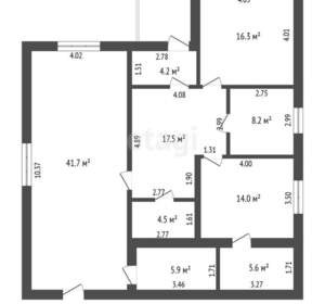 Дом 118м², 1-этажный, участок 10 сот.  