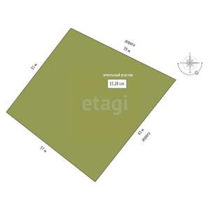 Дом 30м&sup2;, 2-этажный, участок 15 сот.  