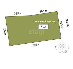 Дом 100м², 2-этажный, участок 5 сот.  