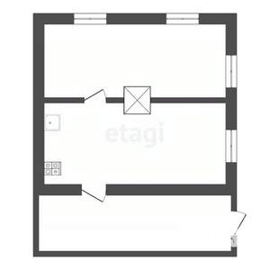 Дом 49м², 1-этажный, участок 6 сот.  