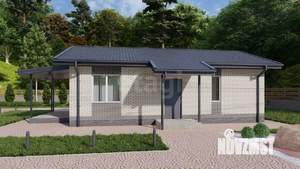 Дом 60м&sup2;, 1-этажный, участок 7 сот.  