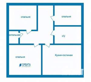 Дом 90м², 2-этажный, участок 5 сот.  