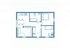 Дом 50м&sup2;, 2-этажный, участок 4 сот.  