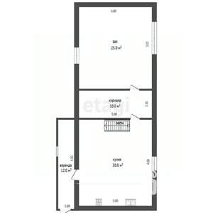 Дом 84м&sup2;, 2-этажный, участок 4 сот.  