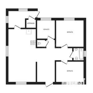Коттедж 117м², 1-этажный, участок 6 сот.  