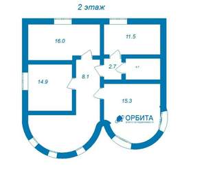 Дом 180м&sup2;, 2-этажный, участок 0 сот.  