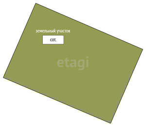 Дом 50м², 1-этажный, участок 3 сот.  