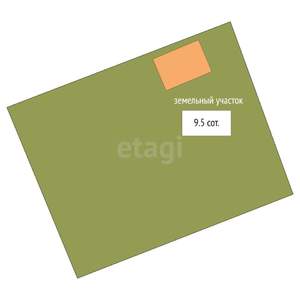 Дом 35м&sup2;, 2-этажный, участок 10 сот.  