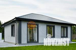 Дом 57м&sup2;, 1-этажный, участок 1 сот.  