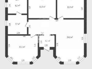 Дом 96м², 1-этажный, участок 5 сот.  