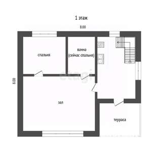 Дача 50м², 2-этажный, участок 22 сот.  