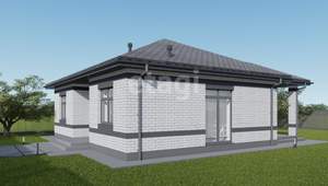 Дом 72м&sup2;, 1-этажный, участок 7 сот.  