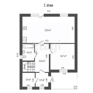 Дом 155м&sup2;, 2-этажный, участок 5 сот.  