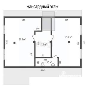 Дом 300м&sup2;, 4-этажный, участок 9 сот.  