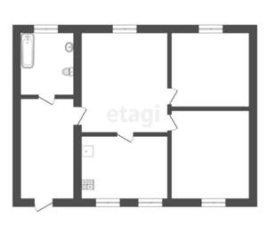 Дом 85м&sup2;, 1-этажный, участок 10 сот.  