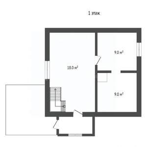 Дача 58м², 2-этажный, участок 6 сот.  