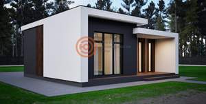 Дом 63м&sup2;, 1-этажный, участок 1 сот.  