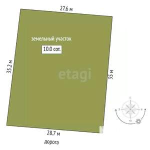 Дом 100м², 2-этажный, участок 10 сот.  