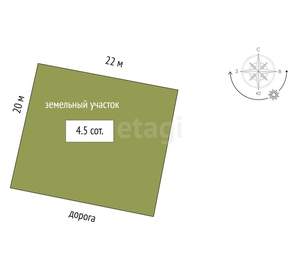 Дача 16м², 2-этажный, участок 5 сот.  