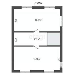 Дом 84м², 2-этажный, участок 4 сот.  