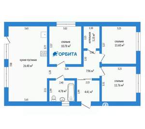 Дом 90м², 2-этажный, участок 5 сот.  