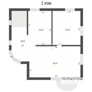 Дом 395м², 3-этажный, участок 12 сот.  