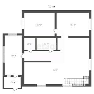 Дом 159м&sup2;, 2-этажный, участок 7 сот.  