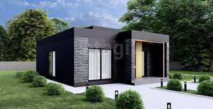 Дом 104м², 1-этажный, участок 6 сот.  