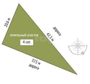 Дом 150м², 2-этажный, участок 4 сот.  