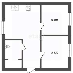 Дом 36м², 1-этажный, участок 10 сот.  