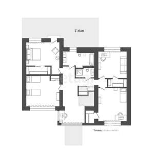 Таунхаус 215м², 2-этажный, участок 2 сот.  