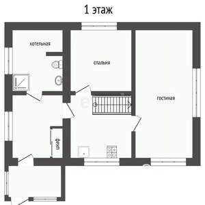 Дом 94м², 2-этажный, участок 9 сот.  
