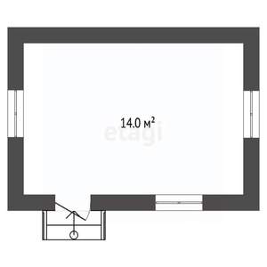 Дом 14м&sup2;, 1-этажный, участок 4 сот.  