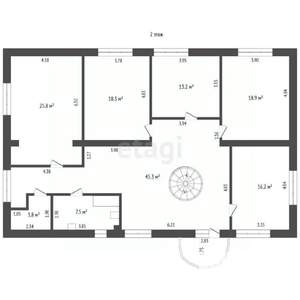 Дом 350м², 3-этажный, участок 13 сот.  