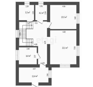 Дом 180м&sup2;, 2-этажный, участок 7 сот.  
