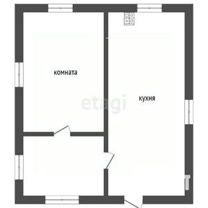 Дом 30м², 1-этажный, участок 5 сот.  