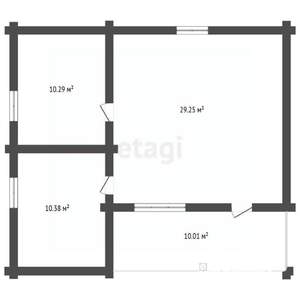Дача 60м², 1-этажный, участок 5 сот.  